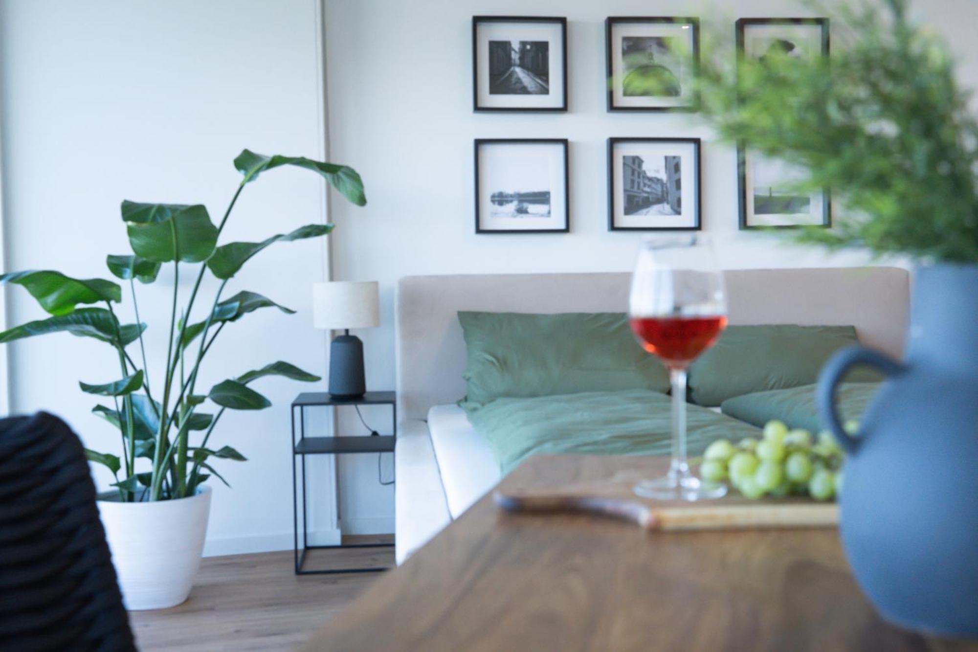 Helles Apartment Mit Tollem Blick Ueber Augsburg Exteriér fotografie